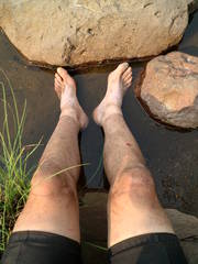 Ah Washing Off The Dirt Tan