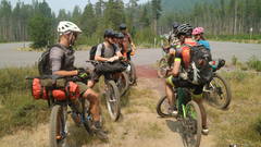 Five Southbounders Riding From Bend To Oakridge