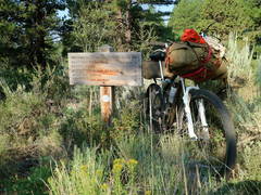 Trail Sign Warner Range