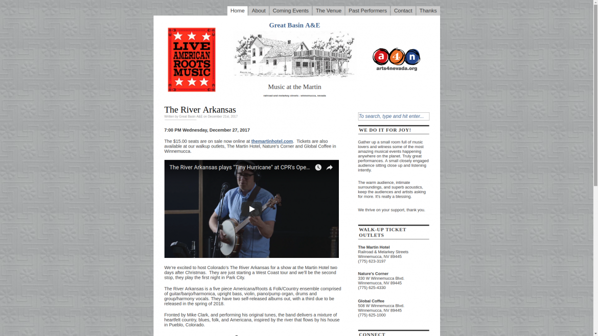 Great Basin Arts & Entertainment