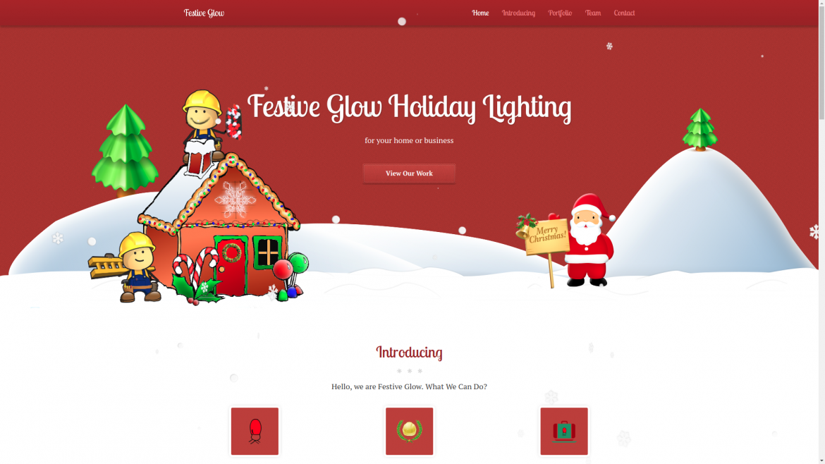 Festive Glow Holiday Lighting