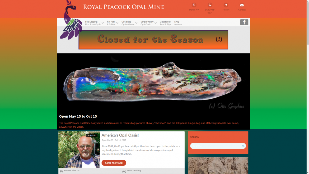 Royal Peacock Opal Mine